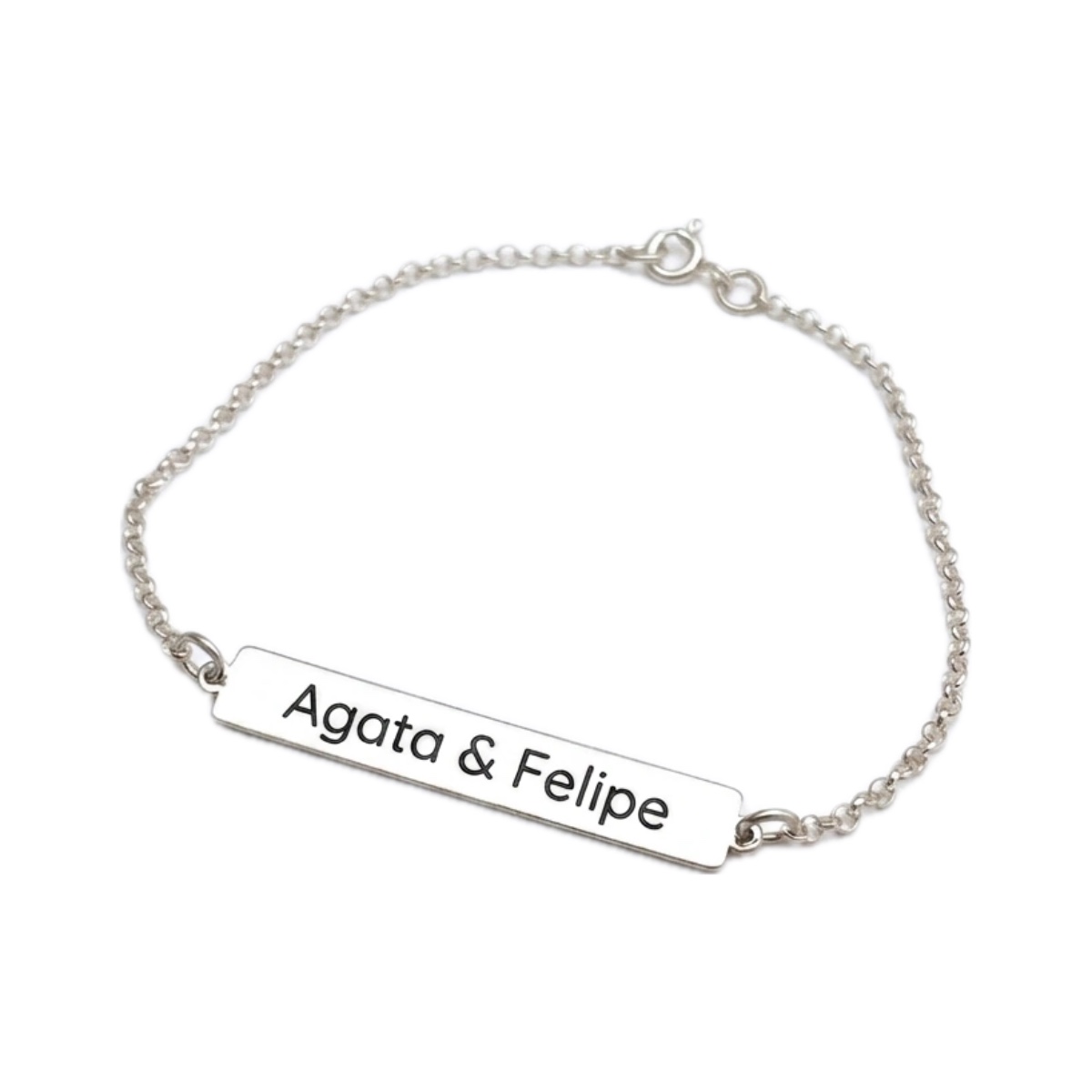Pulseira Plaquinha Personalizada
